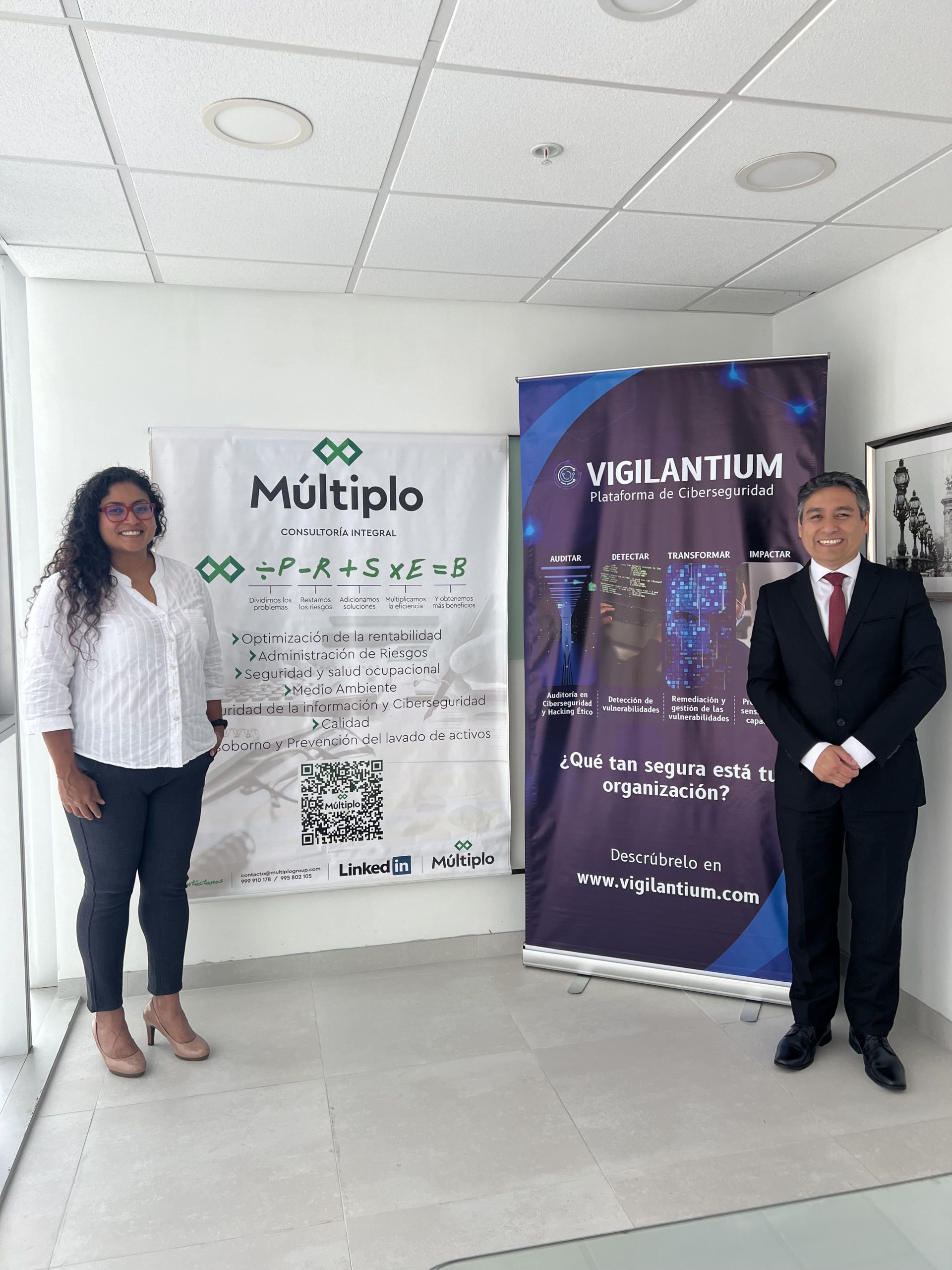 Vigilantium y Multiplo se unen para ofrecer servicios de Ciberseguridad al segmento Corporativo