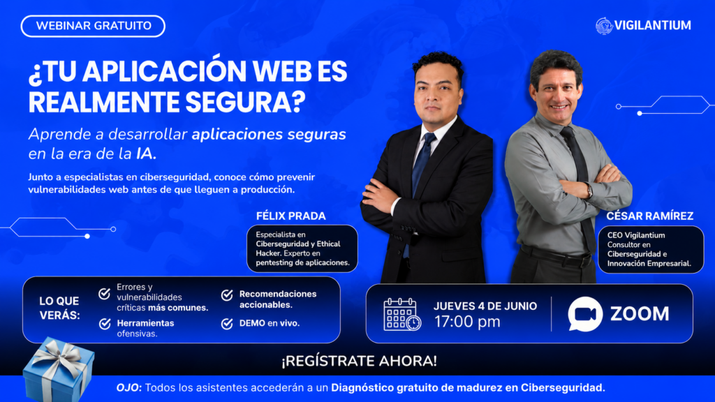 ¿Tu aplicación web es realmente segura? Webinar sobre seguridad de aplicaciones web para gerentes de TI